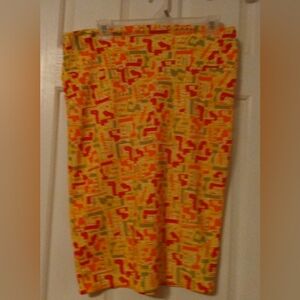 LulaRoe skirt. Size L. Pre-owned